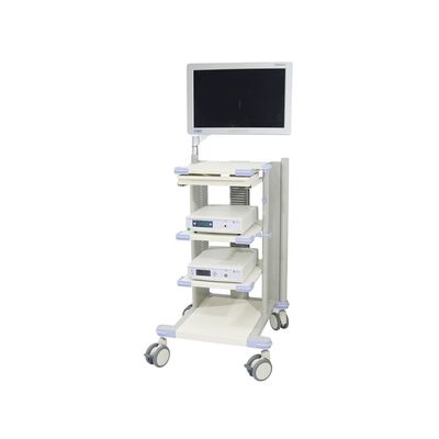 Crash Cart Hot Sale Luxurious Wireless Laptop Nursing Trolley Medical Doctor Workstation Deak With Wheels Computer Trolley