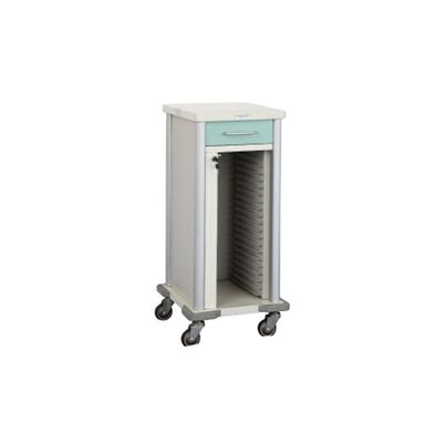 Medical Wheels Cart High Quality ABS Hospital Trolley for Sale Multi-functions Transfer Good Price Patient Record Trolley