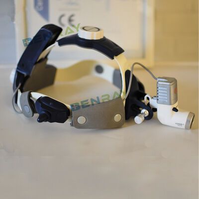 BR-HL08 Surgical Operating Acrylic Lens Magnifier Headband LED Light Medical Dental Clinic Surgical Integrated Headlight Built-