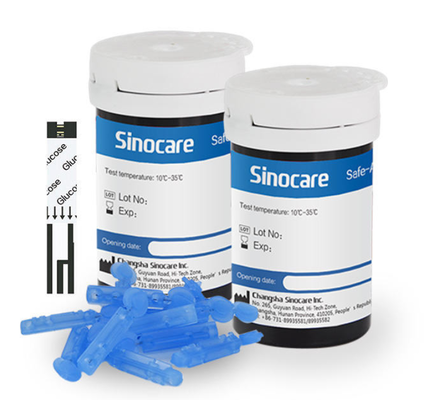 Accurate Blood Glucose Meter Blood Glucose Monitor Blood Sugar Meter with 50 test Strips & 50 Sterile Lancets