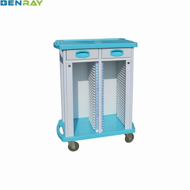 ABS Patient Record Trolley