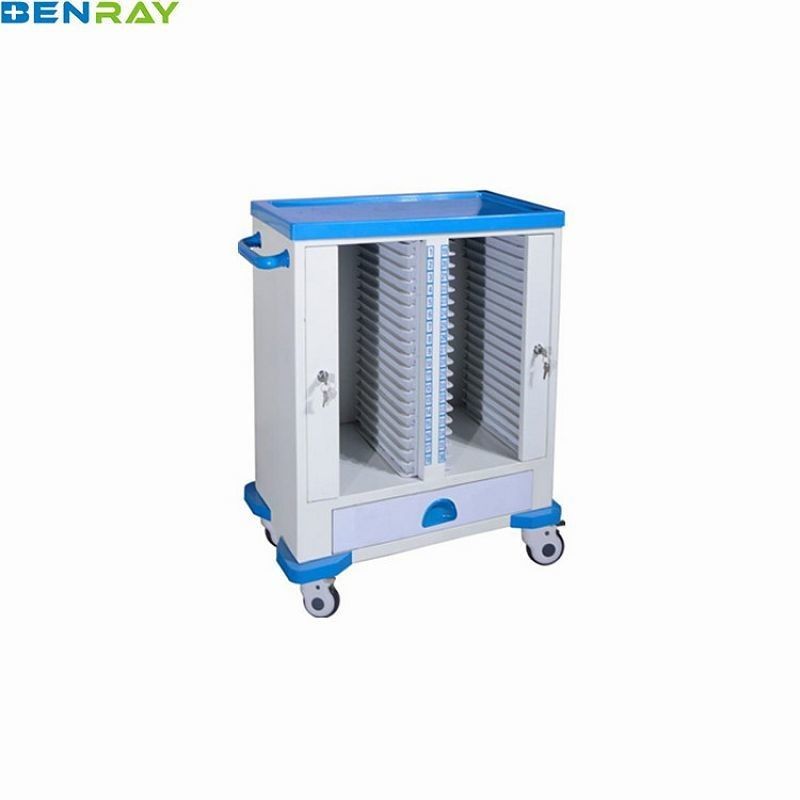 Steel Patient Record Trolley