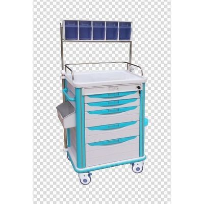 625 X 475 X 920mm ABS অ্যানাস্থেসিয়া ট্রলি যন্ত্র