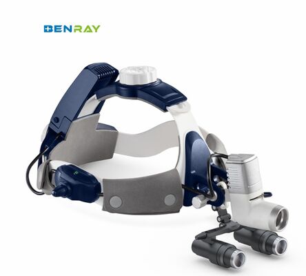 BR-HL08 সার্জিক্যাল অপারেটিং এক্রাইলিক লেন্স লুপ হেডব্যান্ড LED লাইট মেডিকেল ডেন্টাল ক্লিনিক সার্জিক্যাল ইন্টিগ্রেটেড হেডলাইট বিল্ট-ইন